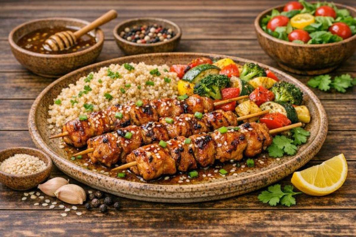 honey garlic chicken skewers optimized